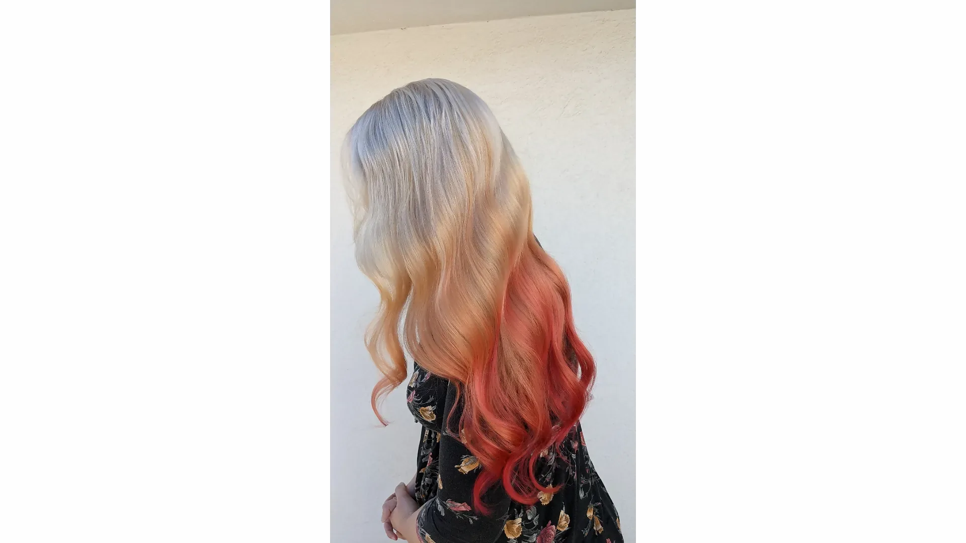 Pastel and vivid hair color portfolio example